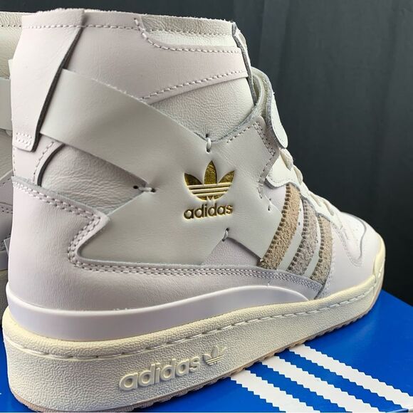 Adidas Forum 84 High Tops Neutral Tan Mens And Womens Size - Picture 5 of 16